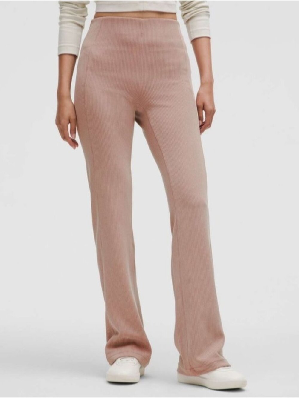 Lululemon Ribbed Softstreme Flared Pant-TALL
